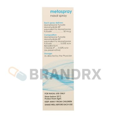 Metaspray Nasal Spray 100 MD 50 mcg Cipla